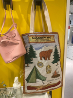 戶外露營 托特包 提花購物袋裝飾  大白熊 nordisk