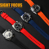 18mm 19mm 20mm 21mm 22mm 24mm Rubber Watch Band for Seiko 5 Sports Prospex Strap Rolex Tudor Watchba