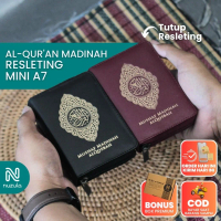Al-Qur'an Madinah A7 Mini Resleting  - Alquran Saku Travel 30 Juz Tajwid Warna Mushaf Al Quran kecil