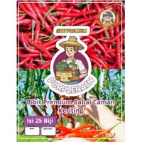 Bibit Premium Cabe Caman Keriting|Biji Benih Cabe Merah Keriting Caman