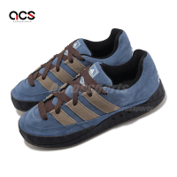 adidas 休閒鞋 Adimatic 男鞋 藍 棕 麂皮 復古 厚鞋舌 滑板風格 愛迪達 HQ6901