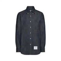 Thom Browne Denim Armband Shirt Blue 1 Blue