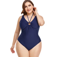 Sexy Women Big Size One Piece Swimsuit Backless Bathing Suit High Waist Cover-up Beach Wear Surfing Rushguard Swimming Clothes