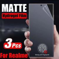 3PCS Matte Hydrogel Film for OPPO Realme 11 10 9 Pro Plus Soft Screen Protector for Realme 8 9 Pro 9i 7 4G 5G Protective Film