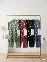 [SETELAN WANITA] One Set Knit Premium Jumbo LD 110 cm Set Baju Celana Rajut Korea Viral - Kode 06849
