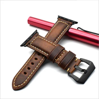 Onthelevel Leather retro Strap Fashion Strap Apple Watch Bands 42mm Watchbands Reloj Watch Accessories for Apple Watch 1/2/3/4