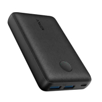 Anker PowerCore select 10000 portable charger-black, ultra-compact, high-speed charging technology phone charger for iPhone, S