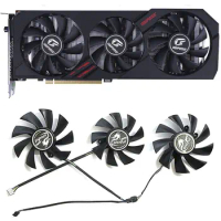 New 75MM 85MM 4PIN iGame RTX2070 SUPER RTX2060 Cooling Fan for Colorful GeForce GTX 1660 SUPER Ultra RTX 2060 Ultra GPU Fan
