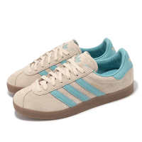 adidas 愛迪達 休閒鞋 Gazelle 85 男鞋 女鞋 米白 藍 三條紋 麂皮 復古 情侶鞋 愛迪達(IE3434)