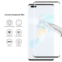 10PCS 3D Curved Tempered Glass For Huawei Mate 40 RS Full Cover 9H film Explosion-proof Screen Protector For Huawei Mate40 RS