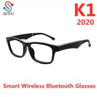 K1 Smart Wireless Headphones Bluetooth Headset Glasses Sports Anti-Blu-ray Earphones Built-in Speaker Not Bone Conduction
