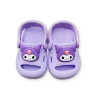 【SANRIO 三麗鷗】台灣製三麗鷗厚底拖鞋(夾腳拖 酷洛米 涼拖鞋 拖鞋 童鞋)