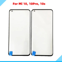 Glass Lens+ Laminated OCA Film For Xiaomi Mi 10 5G Global / Mi10 Pro/ Mi 10S Front Touch Screen Glass Outer Lens Replacement