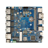 Piesia 12th Gen Alder Lake-N DDR5 4*LAN X86 Embedded Linux Firewall 6COM Mini PC Router Motherboard Intel N100 POE