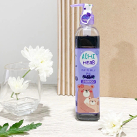 Achi Herb แชมพูเร่งผมยาวไวเด็กและผู้ใหญ่ เด็กแรกเกิด ขนาด 300ml สมุนไพรอัญชันออแกนิค บำรุงผมมัน แห้ง