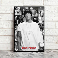 Poster Eminem Trang Trí Phòng, Áp Phích Dán Tường Slim Shady Rap God Decor Phòng Ngủ, Tranh Treo Tườ