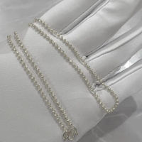 สร้อยคอเงินแท้ ลายเม็ดจีบ อิตาลี (ขนาด 2 มิล) | SN1 สร้อย เงิน เปล่า ส ร