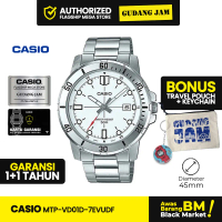 Casio Jam Tangan Pria Casio MTP-VD01D-7EVUDF Analog Water Stainless Steel Strap