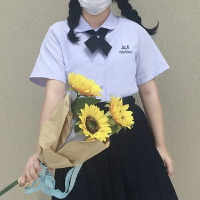 泰國校服小水同款高中學生jk制服套裝襯衫女百褶裙短袖夏季學院風