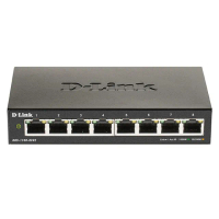 【D-Link】DGS-1100-08V2 8埠 Gigabit 高速乙太網路交換器(簡易網管型)