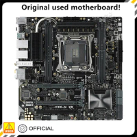 For X99-M WS Used original For Intel X99 Socket LGA 2011-3 V3 DDR4 64G motherboard LGA2011 Mainboard