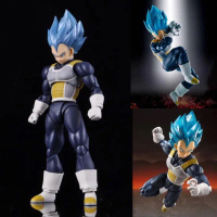 Mô Hình Hành Động Có Khớp Nối, Nhân Vật Vegeta Tóc Xanh WD Dragon Ball, SHF