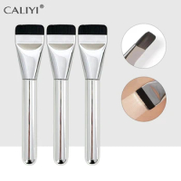 CALIYI Ultra Thin Foundation Brush Lightweight Flat Contour Brush Blending Foundation Cream Makeup Brushes Make Up Tools