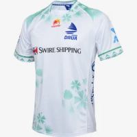 2024 Fijian Drua 2024 Clash Rugby Jersey AWAY RUGBY TRAINING JERSEY Custom name and number size S--5XL