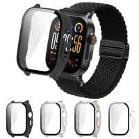 PC Case HD Tempered Glass for Realme Watch 5 Bumper Full Cover Protective Shell for Realme Watch 5 S