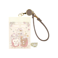 【San-X】拉拉熊 懶懶熊 午茶時光系列 皮質票卡夾 車票夾 甜點塔(Rilakkuma)