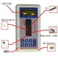 Professional Integrated Circuit IC Tester Transistor Tester Online Maintenance Digital Led Transistor IC Tester