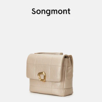 Songmont Large Chocolate Bags for Women Trendy Chains Fashion Large Capacity Shopping Shoulder Bags Casual Female