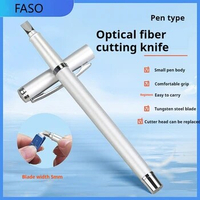 Portable FTTH Fiber Cutting Pen Fiber Cleaver Pen Optical Fiber Cleaver Pen Type Cutter Cleaving Tool Flat Blade Durable