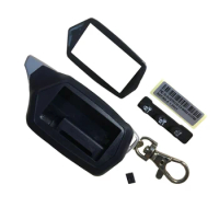 Russian Version C9 Key case keychain Body Cover for Two Way Car Alarm System Starline C9 C4 C6 C3 C2 C1 C5 lcd Remote Control