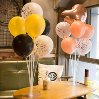 氣球桌飄底座野餐氣球架支架立柱生日布置裝飾【雲木雜貨】