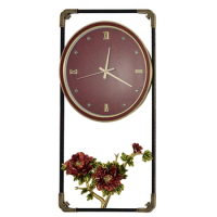Affordable Luxury Style European-Style Copper Wall Clock Mute Living Room Entrance Restaurant Wall Decorations Pocket Watch