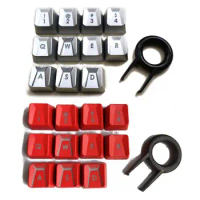for Romer G910 G810 G413 Durable 11 Keys Keycaps with Keycap Puller