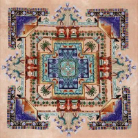 Free Delivery Top Quality Popular Counted Cross Stitch Kit Eternal Kiss CD garden of Egyptian Datura 66-66