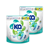 【Ka日本王子菁華】4合1 四色抗菌洗衣膠囊/洗衣球 補充包 40顆x 2袋(潔淨抑菌)