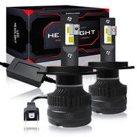 H7 HB4รถยนต์ LED ไฟหน้า C An BUS ไม่มีข้อผิดพลาดLM H1 H8 H4 9005 9006 9012 6000พัน200วัตต์อัตโนมัติหลอดไฟ LED เทอร์โบไฟตัดหมอก12โวลต์