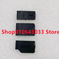 3PCS/Set For Nikon D500 USB Leather Plug with Decorative Rubber Decorative Parts