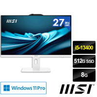【MSI 微星】27型 i5 液晶電腦(PRO AP272P 13MA-478TW/i5-13400/8G/512G SSD/Win11Pro)