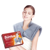 【Sunlus 三樂事】頸肩雙用柔毛熱敷墊SP1213