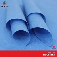 Kain Sofa Kain Jok Kursi Leicester Biru (Baru)