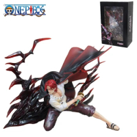 In Stock One Piece Yonko IU Crouching Red-haired Shanks Overlord Color Domineering Anime Ornament Model Figure Gift Collection