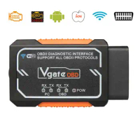 Vgate WIFI OBD2 Scanner Elm327 V1.5 Car Diagnostic Tools For Android/iOS Elm 327 Bluetooth OBD 2 Diagnostic-Scanner PIC18F2480
