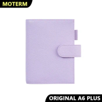 Moterm Original Series A6 Plus Cover for A6 Stalogy Notebook Genuine Pebbled Grain Cowhide Planner Organizer Agenda Journal