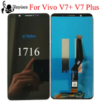 Black/White 6.0 inch Full LCD Display + Touch Screen Glass Digitizer Assembly Replacement parts For BBK Vivo V7+ / Vivo V7 Plus