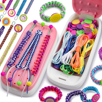 Flydinogo Friendship Bracelet Making Kit Toy 7 8 9 10 Year Old Girl Birthday Gifts Crafts for Girls 