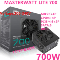 New Original PSU For Cooler Master GTX1070 1080 Game Power Supply 700W 600W 500W Power Supply MASTERWATT LITE 700 600 500